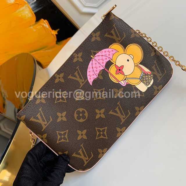 M67561 Pochette Double Zip 20 M67561 Pochette Double Zip 20