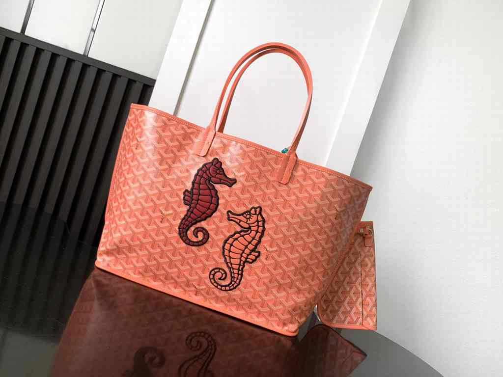 GOYARD Anjou PM 020166M 47 (Dual-Side) Embroidery 2024