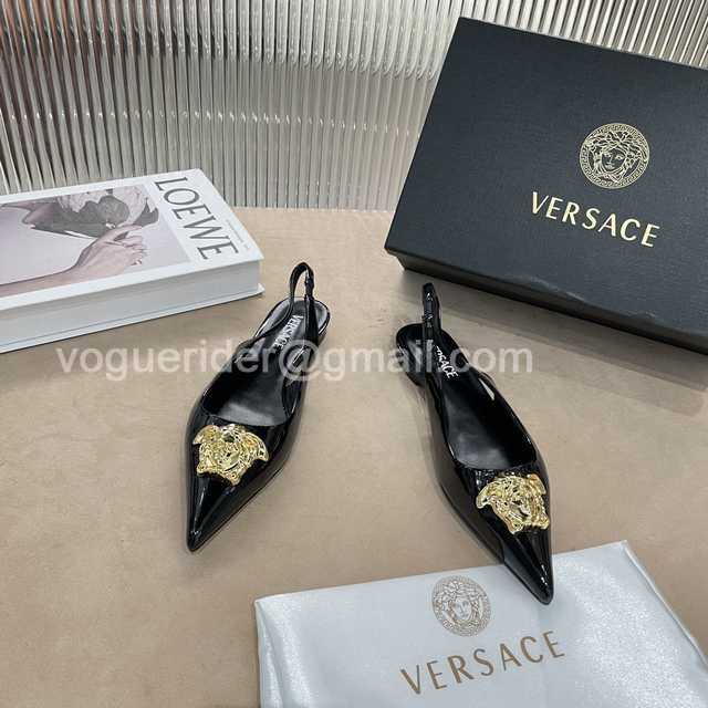 Versace 21sf patent leather