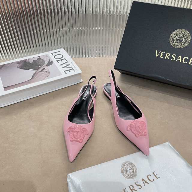 Versace 21sf patent leather