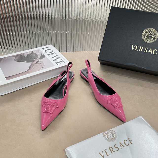 Versace 21sf patent leather