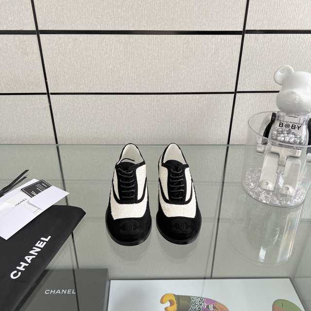 Chanel panda loafer